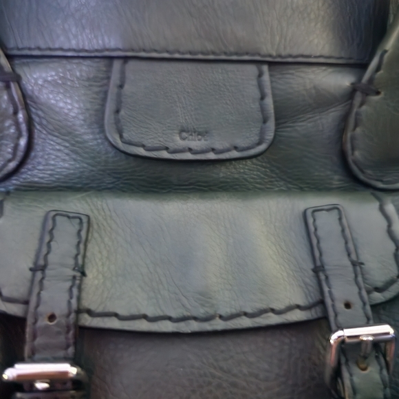 Vintage Green Chloe Edith satchel - Picture 6 of 12